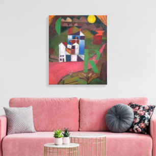 Villa R   Paul Klee   Canvas Afdruk