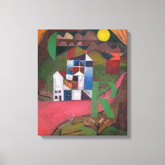 Villa R | Paul Klee | Canvas Afdruk (Voorkant)