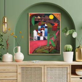 Villa R van Paul Klee, Abstracte kunst Poster