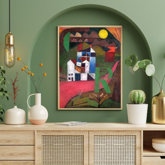Villa R van Paul Klee, Abstracte kunst Poster