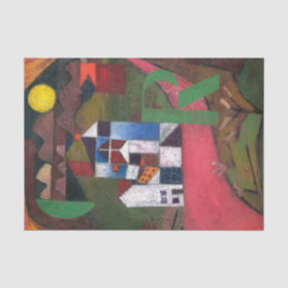 Villa R van Paul Klee, Abstracte kunst Tissuepapier