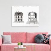 Villa Suburbaine, Premier Chasse in St. Cloud Canvas Afdruk (Insitu (Woonkamer))
