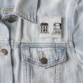 Villa Suburbaine, Premier Chasse in St. Cloud Vierkante Button 5,1 Cm (In situ)