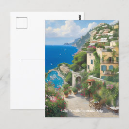 Villa Treville Positano Italië Briefkaart
