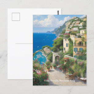 Villa Treville Positano Italië Briefkaart