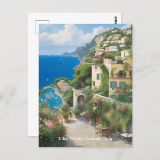 Villa Treville Positano Italië Briefkaart