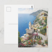 Villa Treville Positano Italië Briefkaart (Voorkant / Achterkant)