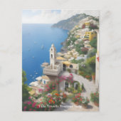 Villa Treville Positano Italië Briefkaart (Voorkant)