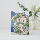 Villa Treville Positano Italië Exclusieve kunst Briefkaart (Staand voorkant)