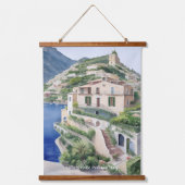 Villa Treville Positano Italië Exclusieve kunst Hangend Wandkleed (Voorkant)