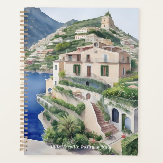 Villa Treville Positano Italië Exclusieve kunst Planner (Voorkant)
