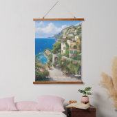Villa Treville Positano Italië Hangend Wandkleed (Slaapkamer)
