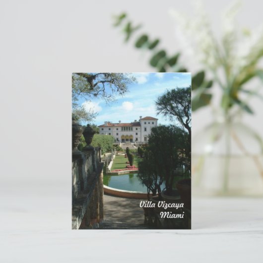 Villa Vizcaya Briefkaart (Staand voorkant)