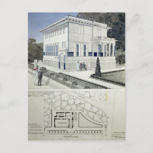 Villa Wagner, Wenen Briefkaart