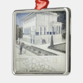 Villa Wagner, Wenen Metalen Ornament (Links)