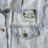 Villa Wagner, Wenen Vierkante Button 5,1 Cm (In situ)