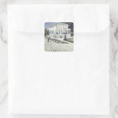 Villa Wagner, Wenen Vierkante Sticker (Tas)