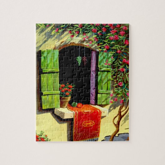 Villa Window Jigzaag Puzzle Legpuzzel (Verticaal)