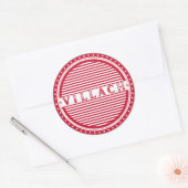 Villach City Pride Emblem – Austria Identity Ronde Sticker (Envelop)