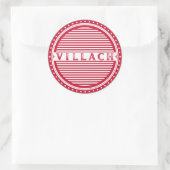 Villach City Pride Emblem – Austria Identity Ronde Sticker (Tas)