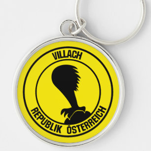 Villach Round Emblem Sleutelhanger