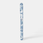 Village Blue Toile iPhone 16 Hoesje (Linkerkant)