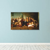 Village choir (zie ook 12274) canvas afdruk (Insitu (Houten vloer))