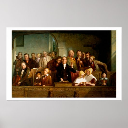 Village choir (zie ook 12274) poster (Voorkant)