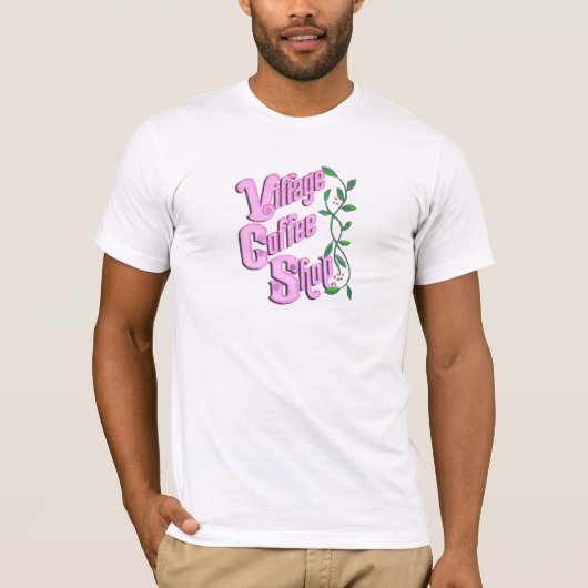 Village Coffee Shop T-shirt (Voorkant)