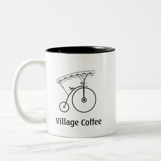 Village Coffee Tweekleurige Koffiemok (Links)