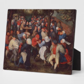 Village Dance (olie op het paneel) Fotoplaat (Zijkant)