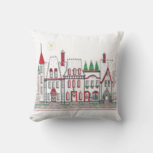  Village Holiday Pillow Kussen (Voorkant)