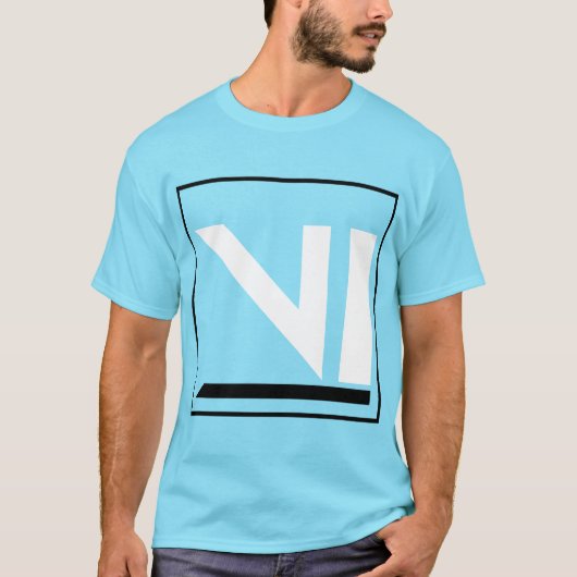 Village Idiot Badge - Groot T-shirt (Voorkant)