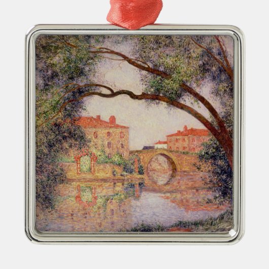 Village in Normandy Metalen Ornament (Voorkant)