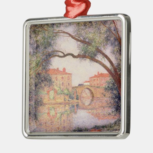 Village in Normandy Metalen Ornament (Links)