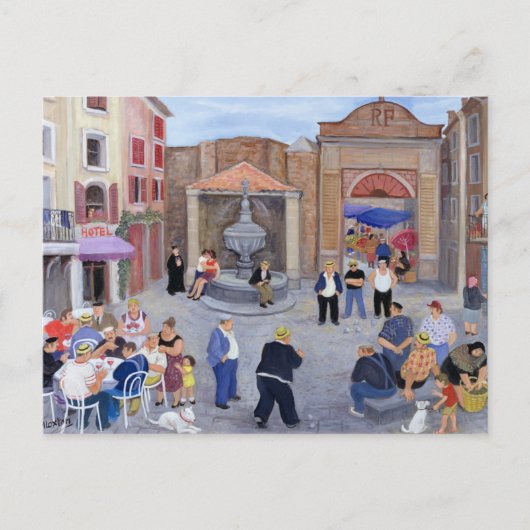 Village in Provence Briefkaart (Voorkant)