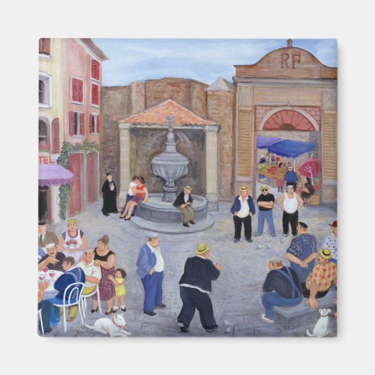 Village in Provence Magneet (Voorkant)