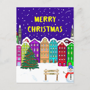 Village Jigzaag Puzzle Briefkaart