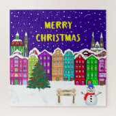 Village Jigzaag Puzzle Legpuzzel (Verticaal)