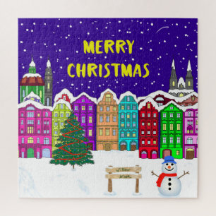 Village Jigzaag Puzzle Legpuzzel