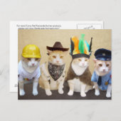 Village Kitties Briefkaart (Voorkant / Achterkant)