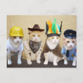 Village Kitties Briefkaart (Voorkant)