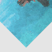 Village Landscape 3 Wall Art-ontkoppeling Tissuepapier (Detail)