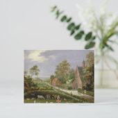 Village Landscape Briefkaart (Staand voorkant)