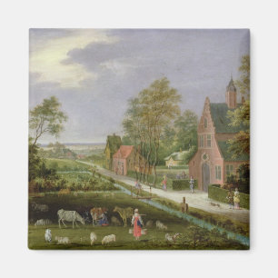Village Landscape Magneet