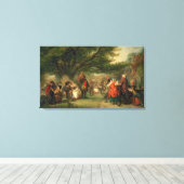 Village Merrymaking Canvas Afdruk (Insitu (Houten vloer))