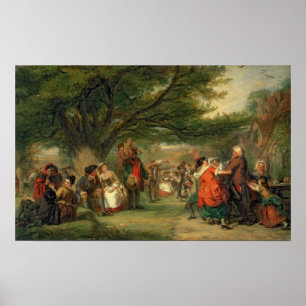 Village Merrymaking Poster