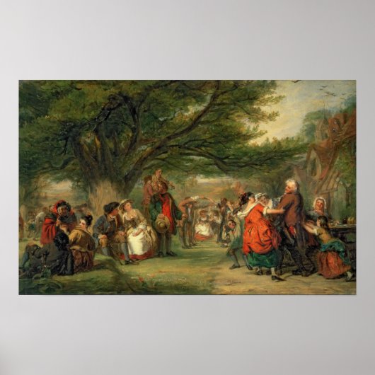 Village Merrymaking Poster (Voorkant)