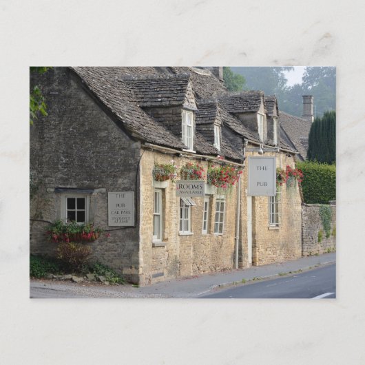 Village pub in the Cotswolds Briefkaart (Voorkant)