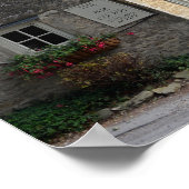 Village pub in the Cotswolds poster print (Hoek)